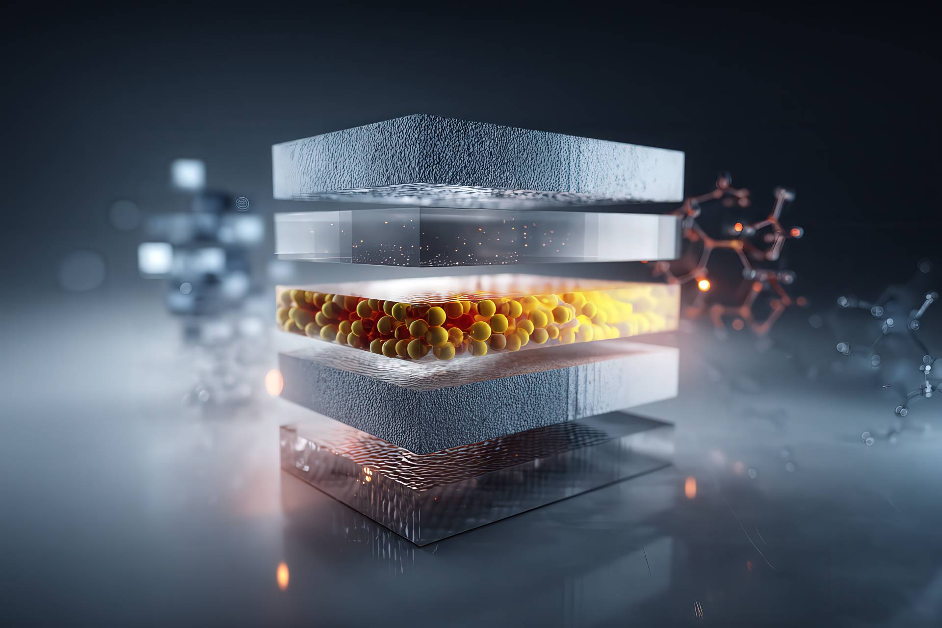 Barre in plastica tecnica con effetti visivi di forza e flessibilità